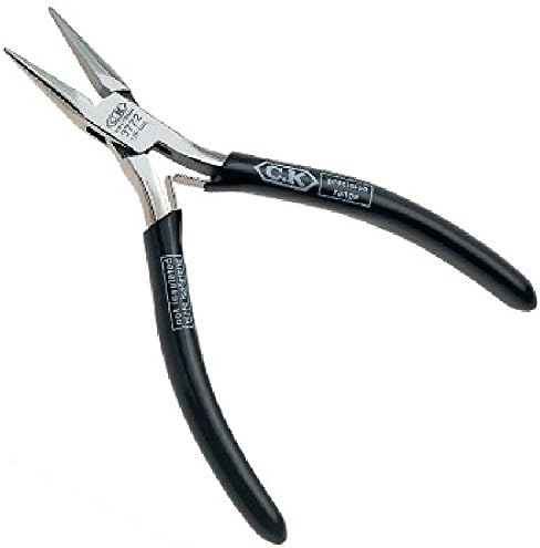 SensoPlus ESD-Safe Snipe Nose Plier with Smooth Jaws and Ergonomic Grip, 5-1/4"