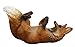 Ebros Sly Drunken Fox Wine Bottle Holder Fox And Grapes Decorative Wine Bar or Kitchen Countertop Caddy Storage Figurine Vino Zorro Whimsical Animal Sculpture
