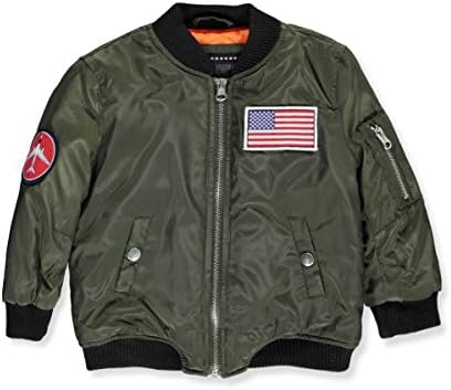 Twenty/Twenty Baby Boys' Flight Jacket - olive, 12 months