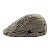 Raylans Chic Men's Denim Ivy Cap Golf Driving Summer Sun Beret Hat Cabbie Newsboy Cap,15#