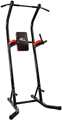 Doitpower Power Tower Free Standing Pull Up Bar Indoor Home Fitness Equipment