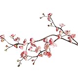 CYCTECH® Artificial Silk Cherry Blossom Branches Flowers Stems Fake Flower Arrangements for Home Wedding Decoration (Pink)
