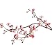 CYCTECH® Artificial Silk Cherry Blossom Branches Flowers Stems Fake Flower Arrangements for Home Wedding Decoration (Pink)