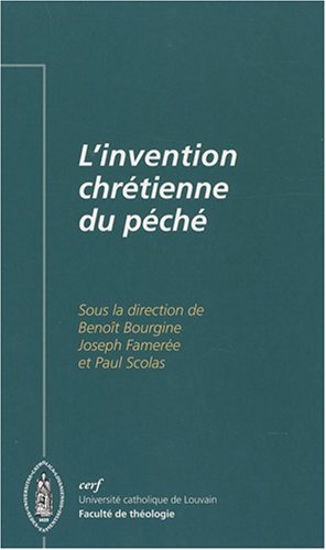 L' invention chrétienne du péché
