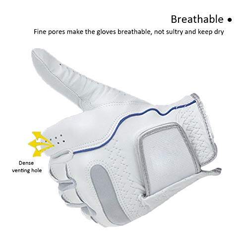 1pc Single Left Hand Men's Golf Gloves Left Hand Single Male Hand Feels Delicate Anti-Skid Golf Gloves Left Hand