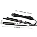 KIPOZI Pro Flat Iron with Titanium Plate 1Inch Hair Straightener for All Hair Types 450 Degrees Heat Up Fast Anti Frizz Black
