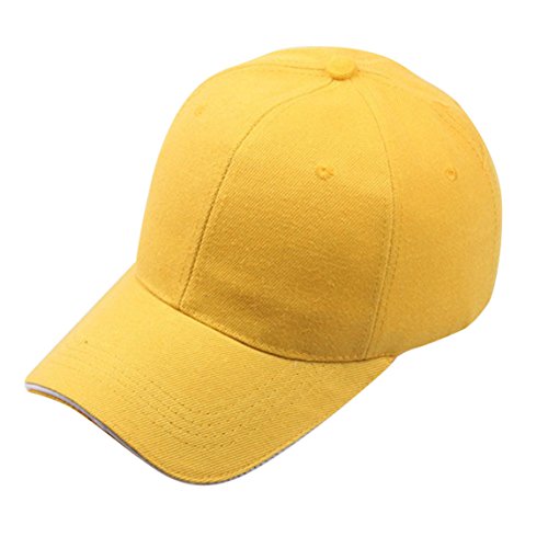 Nation Baseball Cap Clearance â™¥ Baseball Cap For Men and Women by Cool Sporting Hat With Adjustable (Yellow)