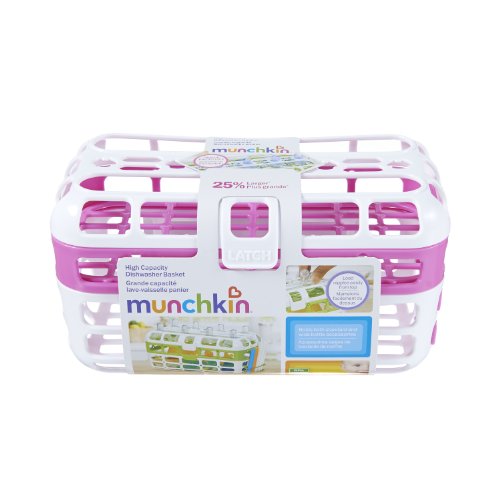 Munchkin High Capacity Dishwasher Basket, Colors May Vary