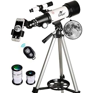 Gskyer Telescope Telescopes for Adults, 80mm AZ Space Astronomical Refractor Telescope, Telescope for Kids