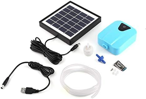 Alimentado por energía solar/DC de carga Oxigenador Bomba de oxígeno de