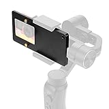 Pergear Mount Plate Adapter for GoPro Hero 6 5 4 3 3+ Camera to Mount on Zhiyun Smooth 3 Zhiyun Smooth Q Handheld Gimbal Stabilizer