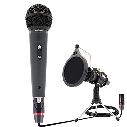 Rodyweil Dynamic Vocal Microphone for Beginner Home Studio Vocal
