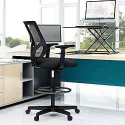 Drafting Chair, Tall Office Chair, High Adjustable