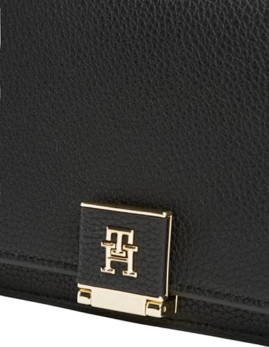 Damen Crossbody Bag Tasche mit Kette, Schwarz (Black), Einheitsgröße