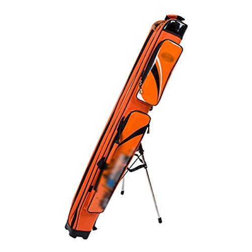 Hyxl888 Pêche Sac Rod Stockage, 1,25m Imperméable Et Résistant à L’usure Pêche Double Couche Sac, Shell Dur Support…