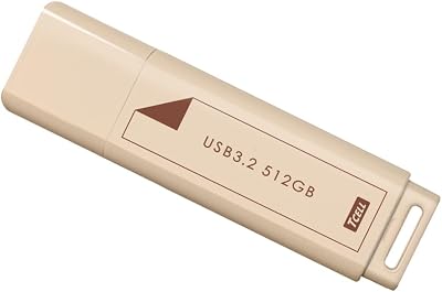 TCELL 512GB USB 3.2 Gen1 Flash Drive Portable Keychain Memory Stick LED
