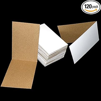 120 Cardboard Sleeves Folded Flat 