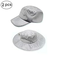 Julvie 2 Packs Evaporative Cooling Hat Summer Ice Cap Sun Hat Cooling Hat for Women Men