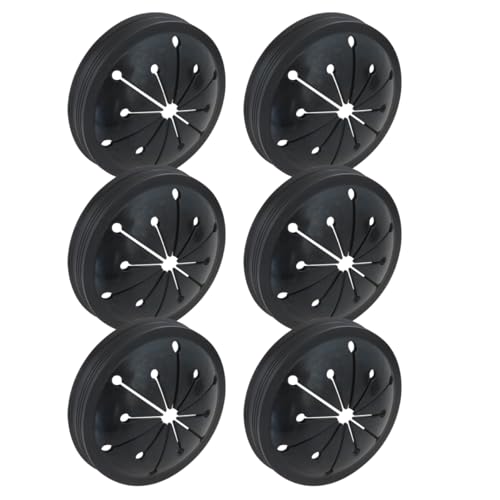 (2025) 6 Pcs Garbage Disposal Splash Guards Sink Baffle Disposal Replacement Multi-Function Drain Plugs Food Waste Disposer Accessories for Whirlaway, for Waste King and for GE Models (3.1inch)