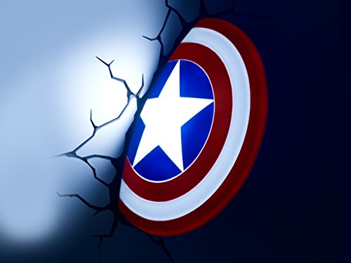 Marvel Comics 3D Captain America Shield Wall Light - //coolthings.us