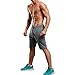 Gerlobal Men's Bodybuilding Gym Running Workout Shorts Active Training Shorts