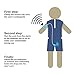 3in1 Bed Child Rechargeable Bedwetting Alarm Enuresis Baby Monitor for Boys Girls Adults Incontinence Seniors Loud Sound Vibrating Urine Detection Cure Potty Training, Urologist Tested(Blue)