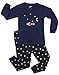 Leveret Boys Moon & Rocket 2 Piece Pajama 100% Cotton (Size 12M-8 Years)