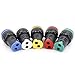 Baomain LED Indicator Light Energy Saving Pilot Signal Lamp AD16-22D/S31 24V AC/DC 20mAGreen Yellow Red Blue White 5 Pcs