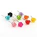 MyMei Fashion Candy Color Resin Rose Cluster Statement Knot Earring Stud 12 Pairs