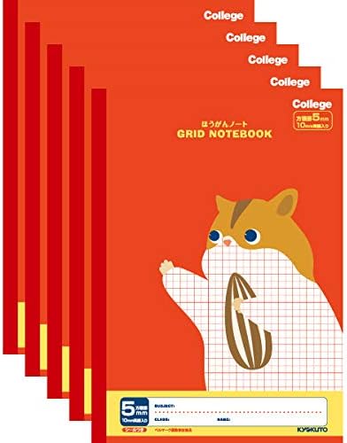 Amazon キョクトウ カレッジアニマル ほうがんノート B5 バーミリオン Lt01vm 5冊セット 学習帳 練習帳 文房具 オフィス用品