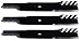 USA Mower Blades (3 MB276BP for Dixie Chopper 30227-60V A60227-60N 60in. Deck