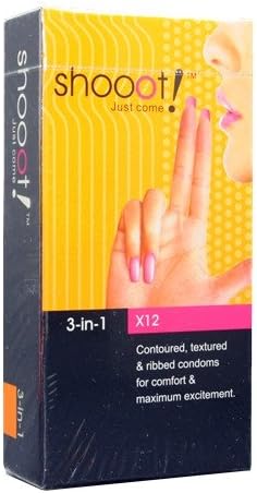 Shooot 3 in 1 Condom/Kondom 12's