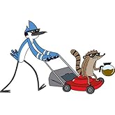 Mordecai and Rigby Regular Show - Sticker Graphic - Auto, Wall, Laptop, Cell, Truck Sticker for Windows, Cars, Trucks