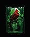 New Creative Cardinal Garden Friends Hanging Solar Lantern