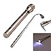 Kimilar Telescopic Magnet Pick up Tool with 3 LED Flash Light 5 Pound Magnet Telescopic Extending Torch Pick Up Tool (Max Length 22 Inch), Batteries Included.