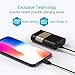 iWALK 10000mah Power Bank with Built in Cables, Ultra Compact PD 18W & QC 3.0 USB Type C Battery Portable Charger Pack Compatible with iPhone Xs/XS Max/X 8 7 6 Samsung Galaxy and More, Black
