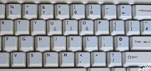 ENGLISH UK NON TRANSPARENT KEYBOARD STICKERS GREY BACKGROUND FOR LAPTOPS COMPUTERS
