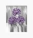 Purple Gray Wall Pictures for Bathroom, Bedroom, Purple Rose Flower, Decorative 5x7, 8x10 Home Decor Picture Options