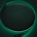 lychee®3 Ft 1M 1M Neon Glowing Strobing Electroluminescent Robbin El Tape Belt EL Wire Rope with Battery Pack for Cosplay Decoration Bruning Festival (3Ft, Green)