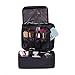 PFFY 2 PACK: Travel Makeup Bag + Clear Makeup Organizer
