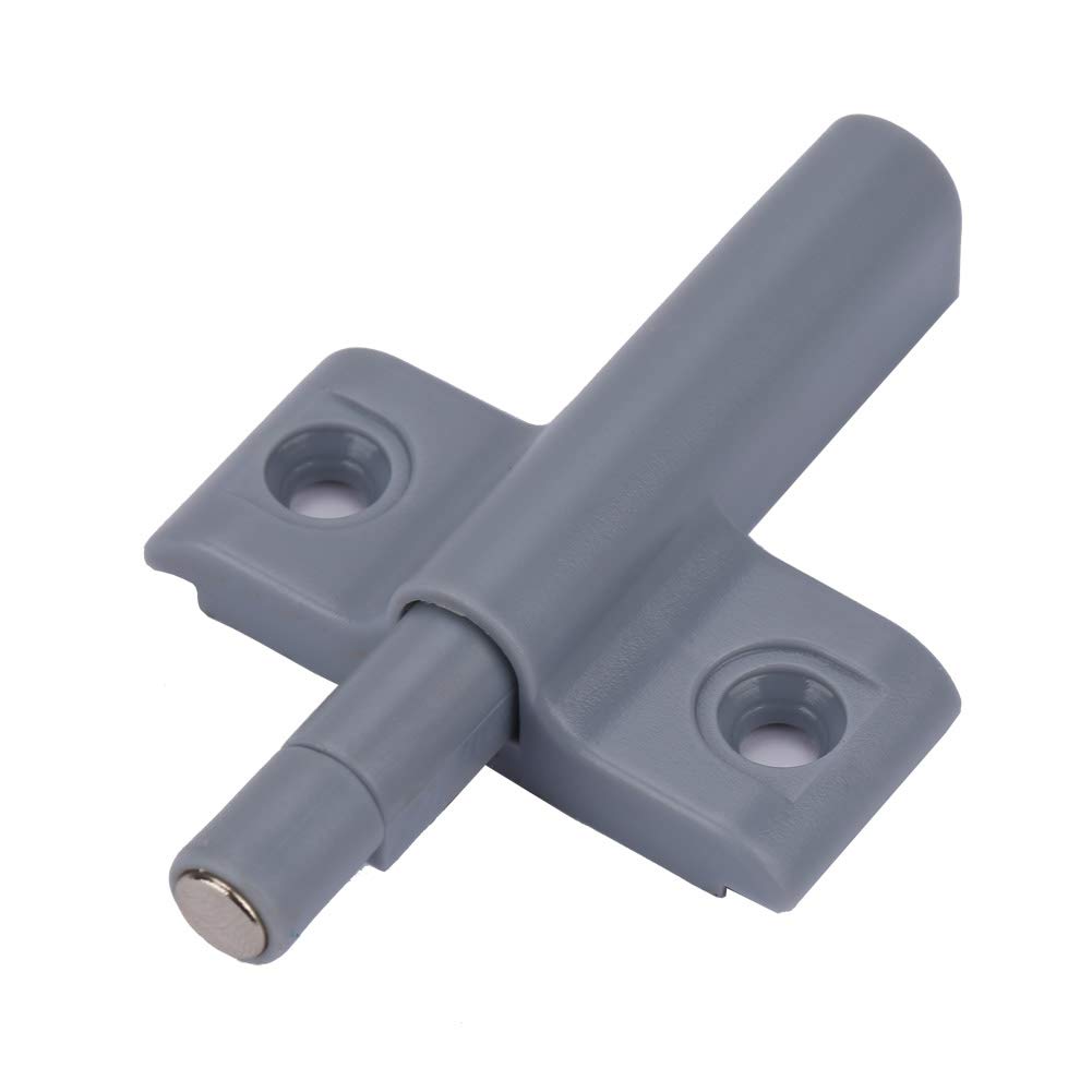 10pcs Magnetic Cabinet Door Catches Buffer Free Handle Drawer Rebound Bumper Damper Buffers Cabinet Door Catches Buffer (S)