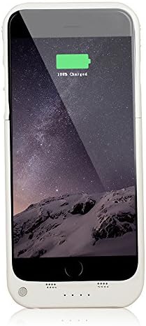 Btopllc Battery Pack Power Cases for iPhone 6 iPhone 6s - White 1