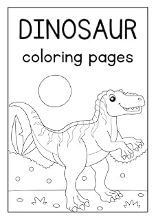 Livro Colorindo Dinossauros
