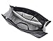 Vercord Printed Purse Insert Organizer,14 Pockets Zipper Closed Handbag Liner Bag In Bag Black