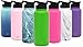 Simple Modern 32oz Summit Water Bottle - Stainless Steel Metal Flask +2 Lids - Wide Mouth Double Wall Vacuum Insulated Green Leakproof Thermos -Candy Apple