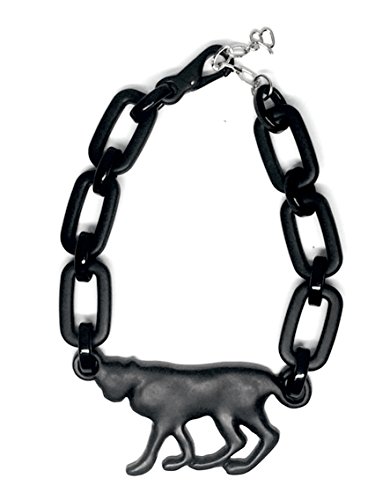 DIANA BROUSSARD PANTERA NECKLACE IN MATTE BLACK