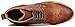 Kunsto Men's Leather Lace up Classic Brogue Boot US Size 9.5 Brown