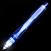 Blue Light Tip Light Up Pen with White LED (Set of 12)