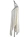Anna-Kaci Womens Oversized Gatsby Hand Beaded Fringed Sequin Evening Shawl Wrap