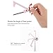Selfie Stick,TOPMAX Portable Selfie Sticks [No Bluetooth] Wire Control Phone Holder for iPhone 4-8 ( 8/8 plus 7/7 plus need an adapter) and Android (4.2.2 above system) (Pink)